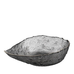 Салатник Ardesto Leaf 21.5см, скло, сірий (AR5011) зображення 1