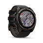 Смарт-годинник Garmin fenix 8 51mm,Saph Solar,CrbnGry Ti/Blk,Blk/PblGryBnd (010-02907-11/010-02907-70) - зменшене зображення 3