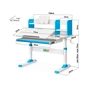 Парта ErgoKids TH-330 Blue (TH-330 W/BL) - зменшене зображення 4