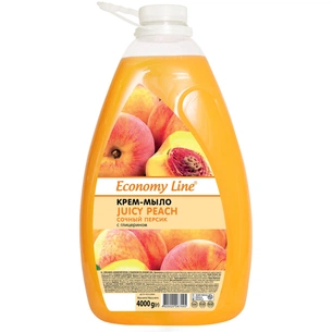 Рідке мило Sama Economy Line Соковитий персик з гліцерином 4 кг (4820270630587) зображення 1