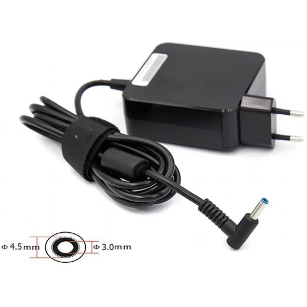 Блок питания к ноутбуку PowerPlant HP 220V, 19.5V 65W 3.33A (4.5*3.0) wall mount (WM-HP65G4530) - изображение 1