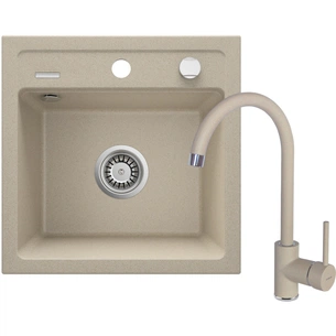 Мийка кухонна Deante Zorba ZQZ_7103 + зміш. BEN_762M (ZQZA7103) зображення 1