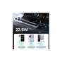 Батарея універсальна JOYROOM 10000mAh 22,5W PD, QC/3.0, 2*USB-A, USB-C In/Out, MicroUSB in, Black (JR-QP191) - зменшене зображення 7