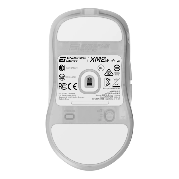 Мишка Endgame Gear XM2w 4k v2 Wireless Transparent White (PGW-EG-MOU-082) - picture 10