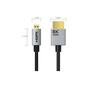 Кабель мультимедийный HDMI micro M to HDMI M 3.0m 8K60Hz Cabletime (CA915880) - уменьшенное изображение 3