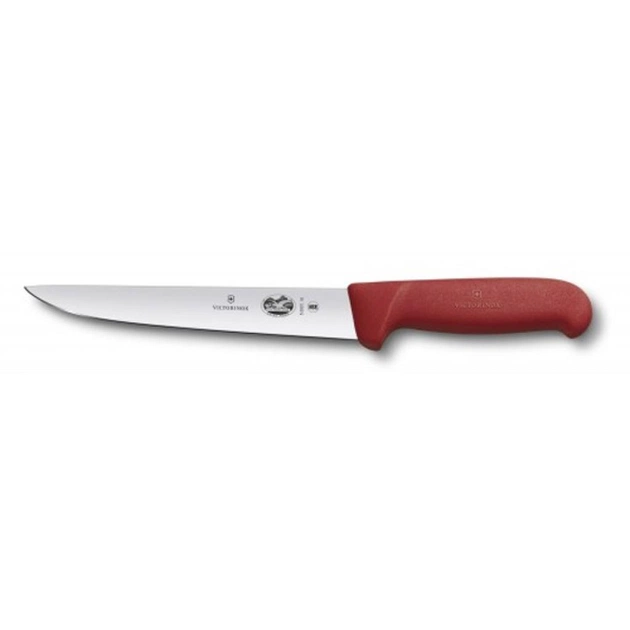 Кухонний ніж Victorinox Fibrox обвалочный 18 см, красный (5.5501.18) - зображення 1