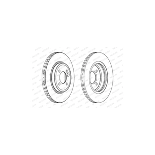 Гальмівний диск FERODO DDF1127 зображення 1