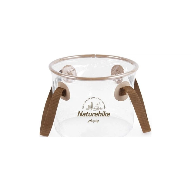Відро складане Naturehike ПВХ NH20SJ040 20л прозорий (6975641886747) - зображення 1