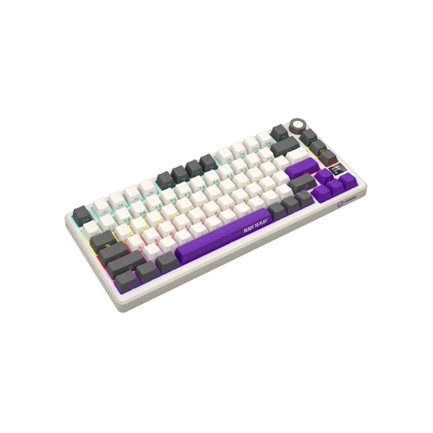 Клавіатура Lorgar KBP7075W Pro RGB Wireless/Bluetooth/USB UA Beige (LRG-KBP7075W-RT-US) - picture 2