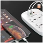Мережевий фільтр живлення ColorWay 4 розетки/4USB White 1.8м (1QC3.0 + 3 AUTO ID) (CW-CHU44QW) - зменшене зображення 11