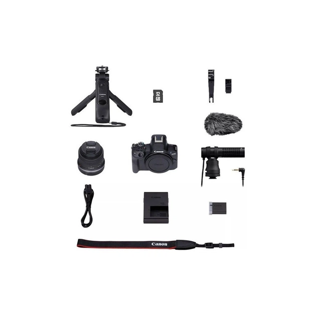 Цифровий фотоапарат Canon EOS R50 + RF-S 18-45 IS STM Black Creator Kit (5811C036) - зображення 12