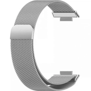 Ремінець BeCover Milanese Style для Amazfit Stratos (22mm)/Stratos 2/2S/3/Amazfit GTR 2/Amazfit GTR 47mm/Amazfit GTR Lite 47mm/Amazfit Nexo/Amazfit Pace/Amazfit GTR 3 Pro Silver (707731) зображення 1