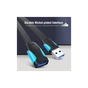 Дата кабель USB 3.0 AM/AF 2.0m flat black Vention (VAS-A13-B200) - зменшене зображення 2