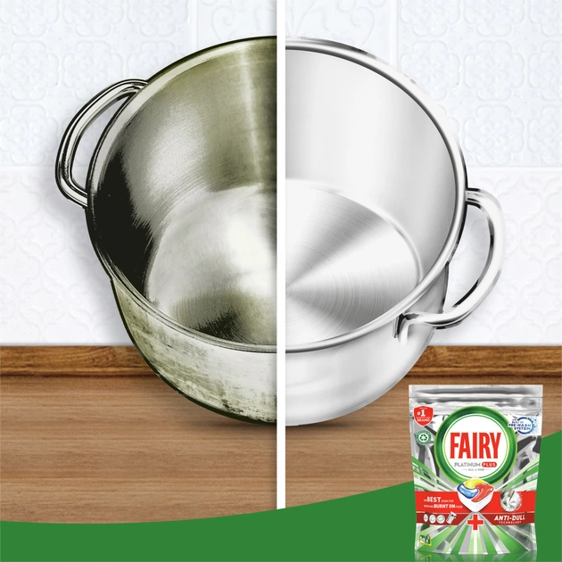 Таблетки для посудомийних машин Fairy Platinum Plus All in One Lemon 36 шт. (8001841956541/8700216236232) - зображення 3