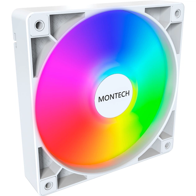 Кулер для корпуса MONTECH GF120 PWM WHITE - изображение 1