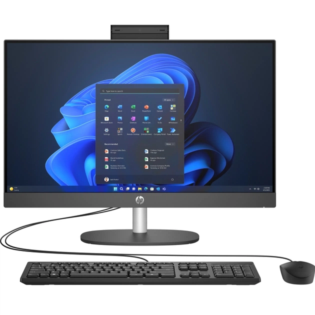 Комп'ютер HP ProOne 240 G10 AiO / i5-1335U, 16, 512, K&M, Cam, WiFi, HAS, W11Pro (9H6K4ET) - зображення 1
