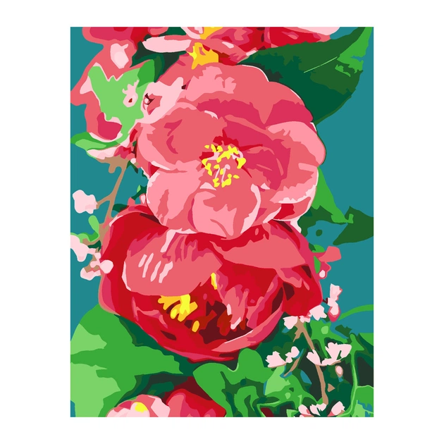 Картина по номерам Rosa Star Дикий пион 35х45 см (4823098525288) - изображение 1