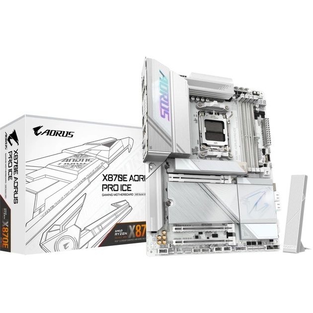 Материнська плата GIGABYTE X870E AORUS PRO ICE - зображення 1
