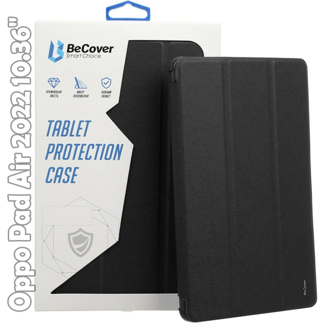 Чохол до планшета BeCover Smart Case Oppo Pad Air 2022 10.36" Black (709509) - зображення 1