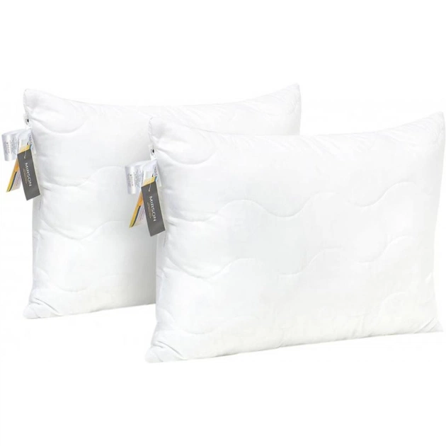 Подушка MirSon Набір BamBoo 1612 Eco Light White середні (2200002652360) - зображення 1