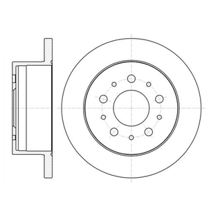 Гальмівний диск REMSA 61055.00 зображення 1