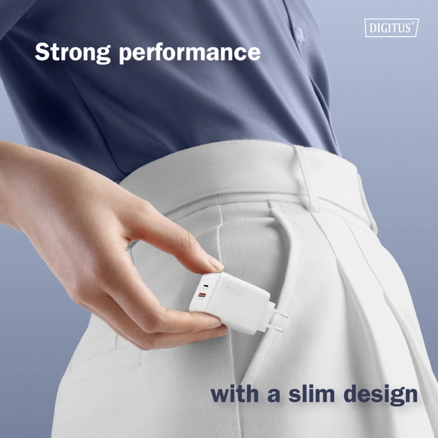 Зарядний пристрій Digitus 1xUSB-C + 1xUSB 30W GaN (DA-10301) - picture 11
