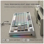Клавиатура Attack Shark K86 RGB Wireless/Bluetooth/USB UA Gradient Black (K86BG_AS) - уменьшенное изображение 6