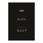 Кольоровий папір ZiBi двусторонній BLACK, А4, 14 аркушів, 7 кольорів (ZB.1909-01) - зменшене зображення 1