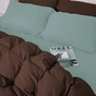 Постельное белье MirSon 006-003 Menthol/Brown Фланель 2x143x210 Семейный (2200009661396) - уменьшенное изображение 5