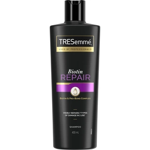 Шампунь Tresemme Biotin Repair Відновлювальний 400 мл (8710447224175/8710522323120) зображення 1