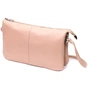 Сумка Grande Pelle З натуральної зернистої шкіри Пудрова (11698) - зменшене зображення 2