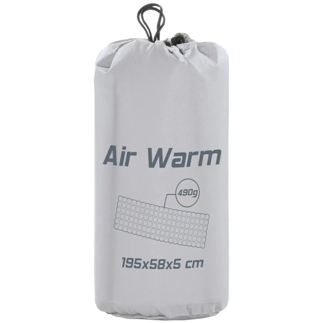 Туристичний килимок Ferrino надувний Air Warm Mat Grey (78248OII) (930660) - зображення 7