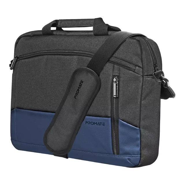 Сумка для ноутбука Promate 15.6" Satchel-MB Blue (satchel-mb.blue) - изображение 1