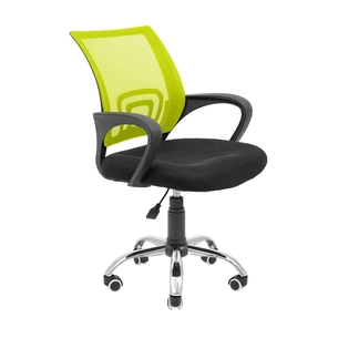 Офісне крісло Richman Спайдер Ю Хром Піастра Сітка чорна + зелена (ADD0003058) зображення 1