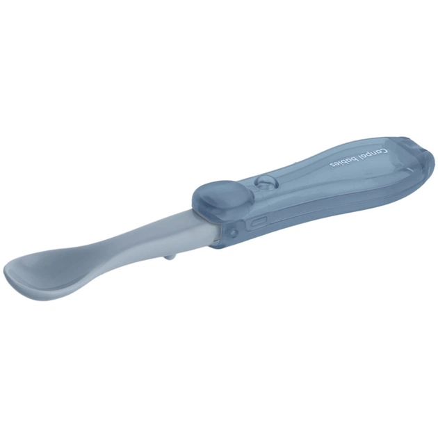 Набір дитячого посуду Canpol babies Kожечка cкладна дорожня - блакитна (56/611_blu) - picture 1
