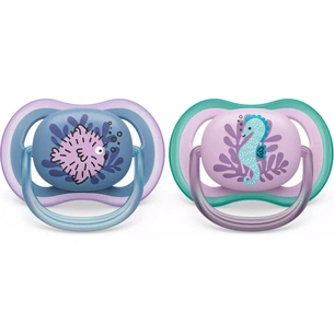 Пустушка Philips AVENT Ultra Air, 6-18 міс. 2 шт (SCF085/61) зображення 1