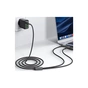 Дата кабель USB-C to 2xUSB-C 1.2m 100W nylon black Acefast (6974316285120) - зменшене зображення 6
