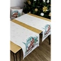 Доріжка на стіл Прованс гобеленова з велюром Святковий дім 35х100 см (4823093450325) - зменшене зображення 3