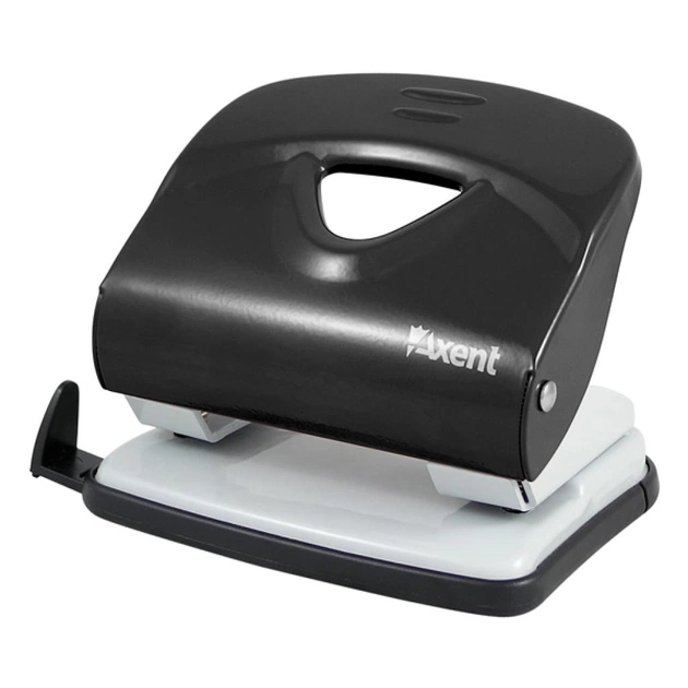 Дырокол Axent Exakt-2 metal, 40sheets, black (3940-01-А) - изображение 1