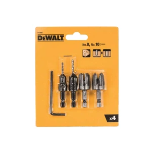 Набір фрез DeWALT по дереву 2шт + зенкер з свердлом 2шт. (DT7620) зображення 1