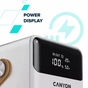 Батарея універсальна Canyon 60000mAh OnPower 610 PD/100W metal White (CNS-CPB610W) - зменшене зображення 7