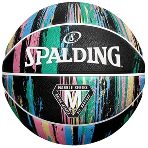 М'яч баскетбольний Spalding Marble Ball чорна пастель Уні 7 84405Z (689344406565) зображення 1