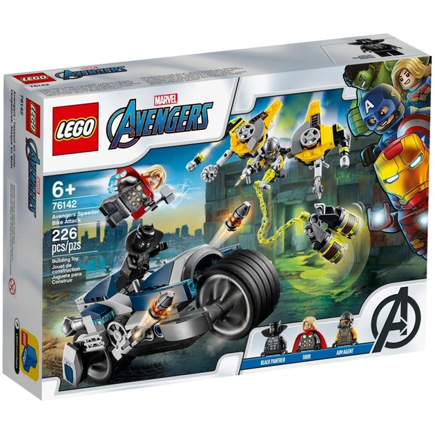 Конструктор LEGO Super Heroes Marvel Comics Месники: Атака на спортбайку (76142) - изображение 1