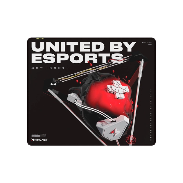 Килимок для мишки Hator Tonn eSport L MAINCAST Edition Speed/Control (HTP-033) - зображення 1