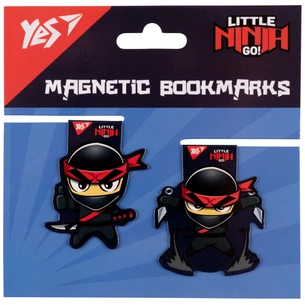 Закладки для книг Yes магнітні Ninja, 2шт (708113) зображення 1