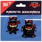 Закладки для книг Yes магнітні Ninja, 2шт (708113) - зменшене зображення 1