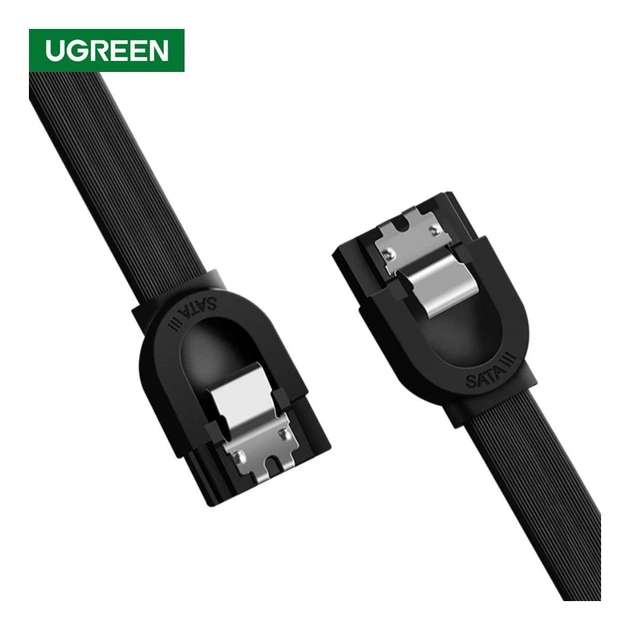 Кабель для передачі даних SATA 3 Data Cable 0.5m US217 Black Ugreen (30796) - picture 2