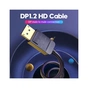 Кабель мультимедійний DisplayPort M to DisplayPort M 1.5m black Vention (HACBG) - зменшене зображення 2