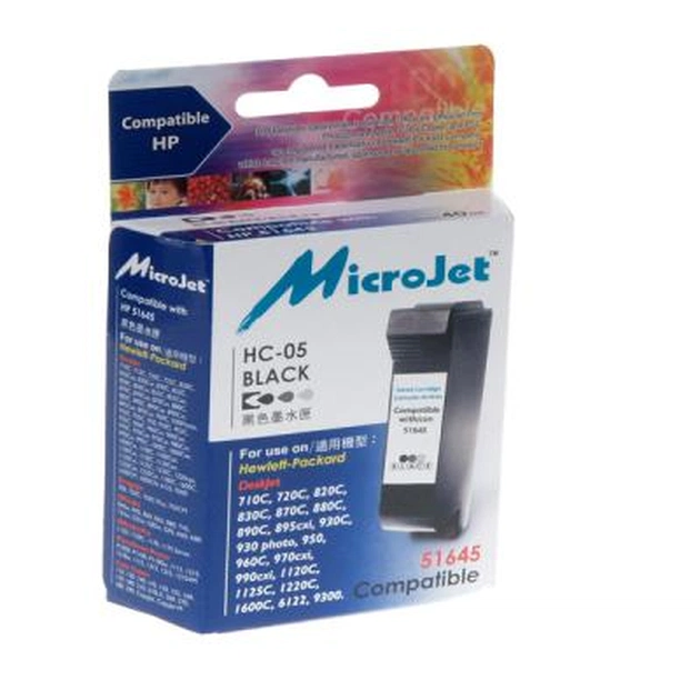 Картридж Microjet для HP №45 Black 850C/1100C/1600C (HC-05) - изображение 1