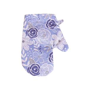 Кухонна прихватка MirSon рогожа/напівпанама №203 - Blue flowers (2200006753902) зображення 1